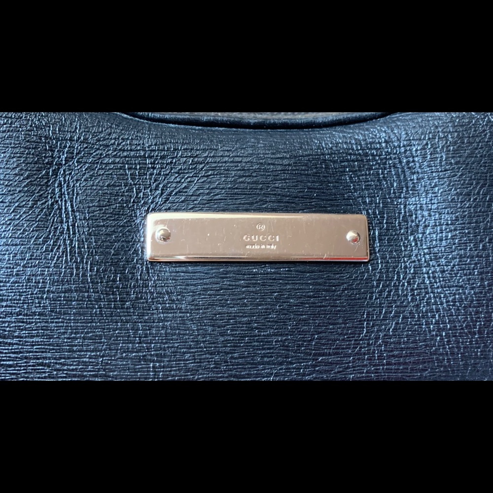 Gucci authentic black leather hobo bag - Picture 4 of 5
